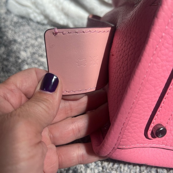 New with tags Coach Pink Satchel with Floral Accents - Picture 9 of 16